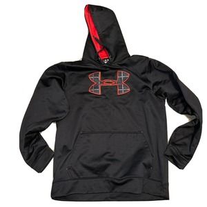 mens under armour protect this house Men’s Large Hooded Sweatshirt Pocket Logo l